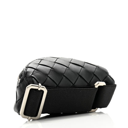 Bottega Veneta Nappa Intrecciato Wrist Pouch Black 3 of 9