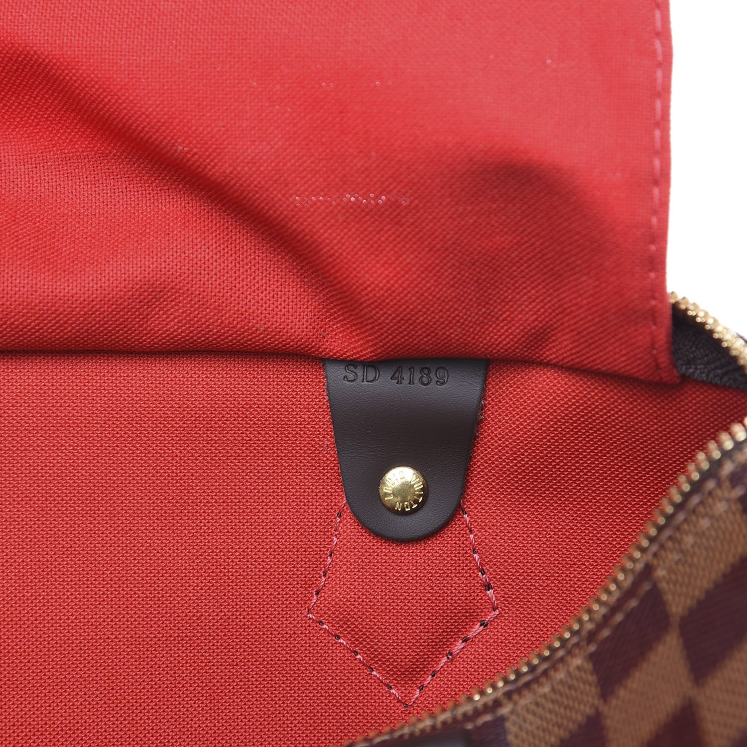 Louis Vuitton Damier Ebene Speedy Bandouliere 30 5 of 12