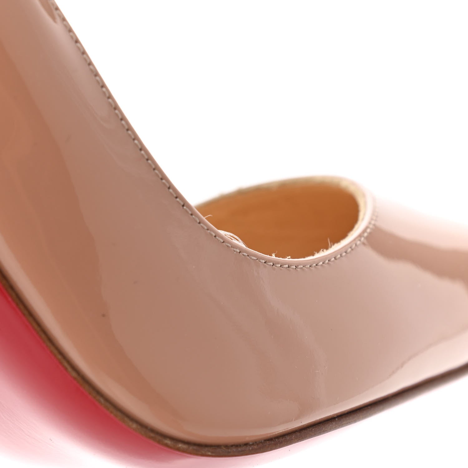 Christian Louboutin Patent So Kate 120 Pumps 38 Nude 5 of 11