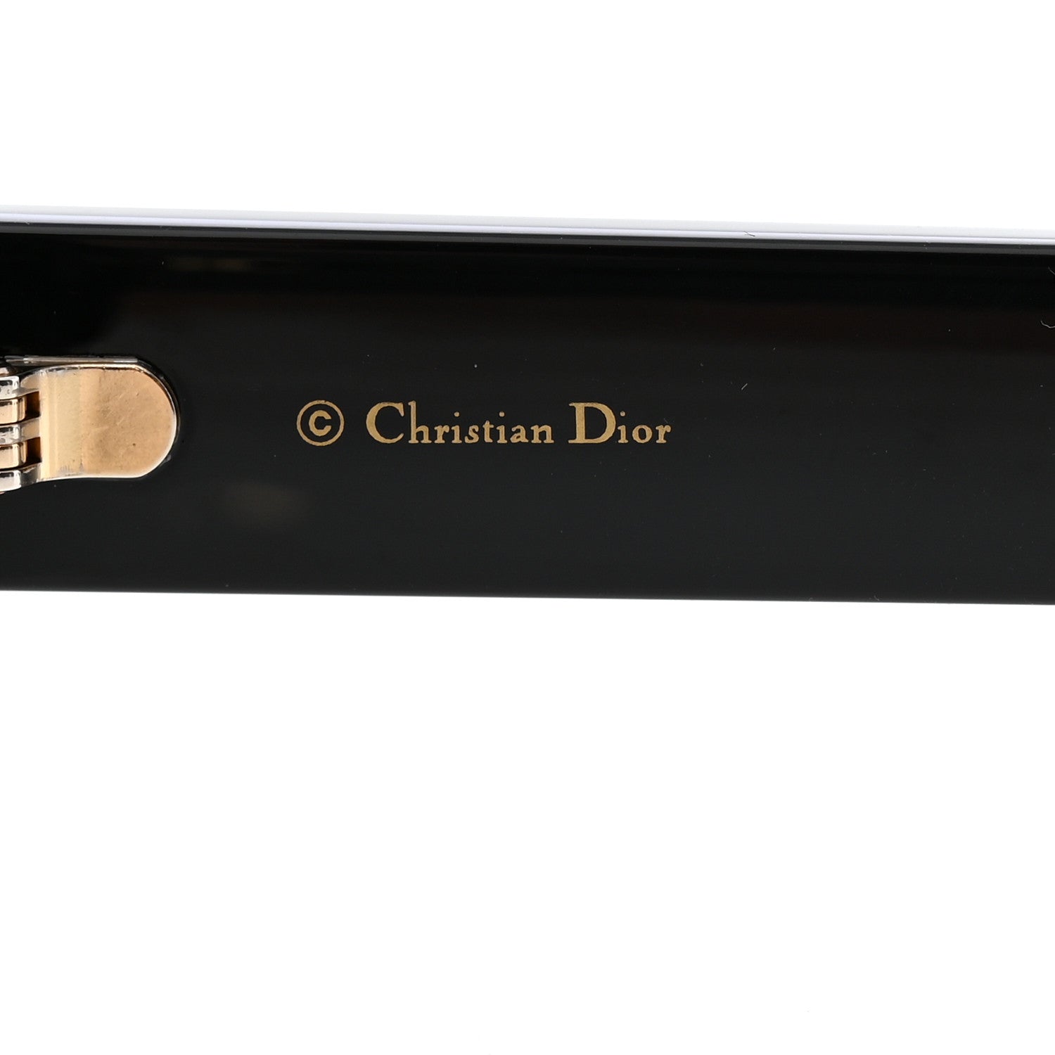 Christian Dior Acetate Oblique Oval Sunglasses Black 6 of 8