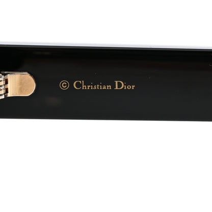 Christian Dior Acetate Oblique Oval Sunglasses Black 6 of 8