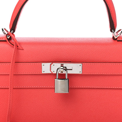Hermes Epsom Kelly Sellier 32 Rose Jaipur 7 of 10