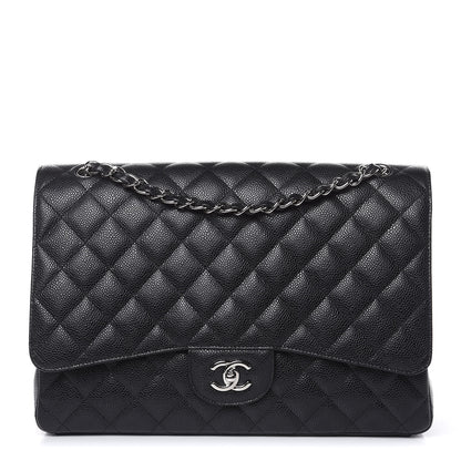 Chanel Caviar Quilted Maxi Single Flap Black 1 of 10