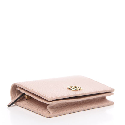 Gucci Dollar Calfskin GG Marmont Card Case Perfect Pink 3 of 8