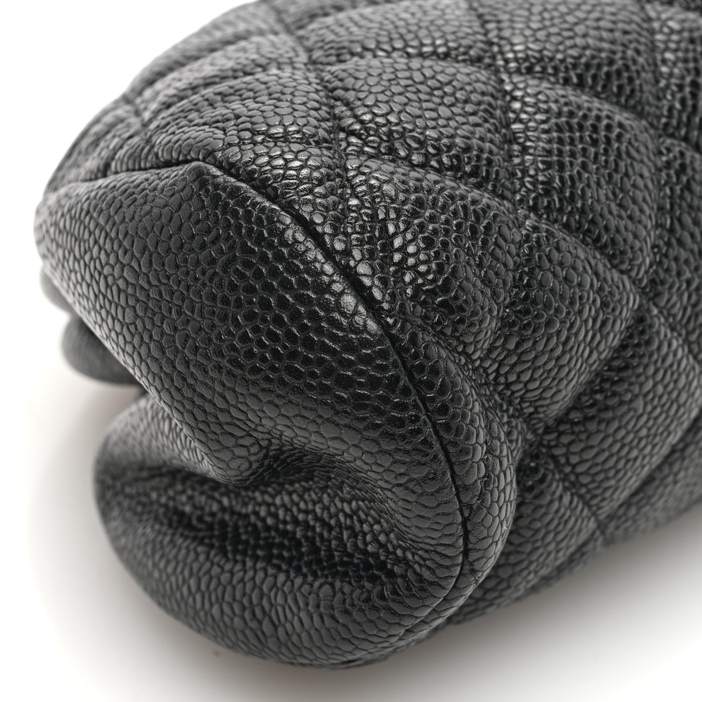 Caviar Quilted Timeless Clutch Black