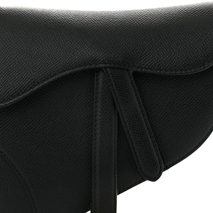 Christian Dior Grained Calfskin Mini Saddle Bag Black 8 of 11