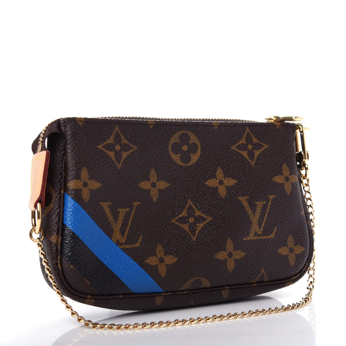 Monogram My LV Heritage Mini Pochette Accessories Black Bleu Clair