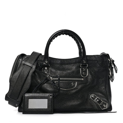 Balenciaga Chevre Silver Metallic Edge Hardware S City Black 1 of 8