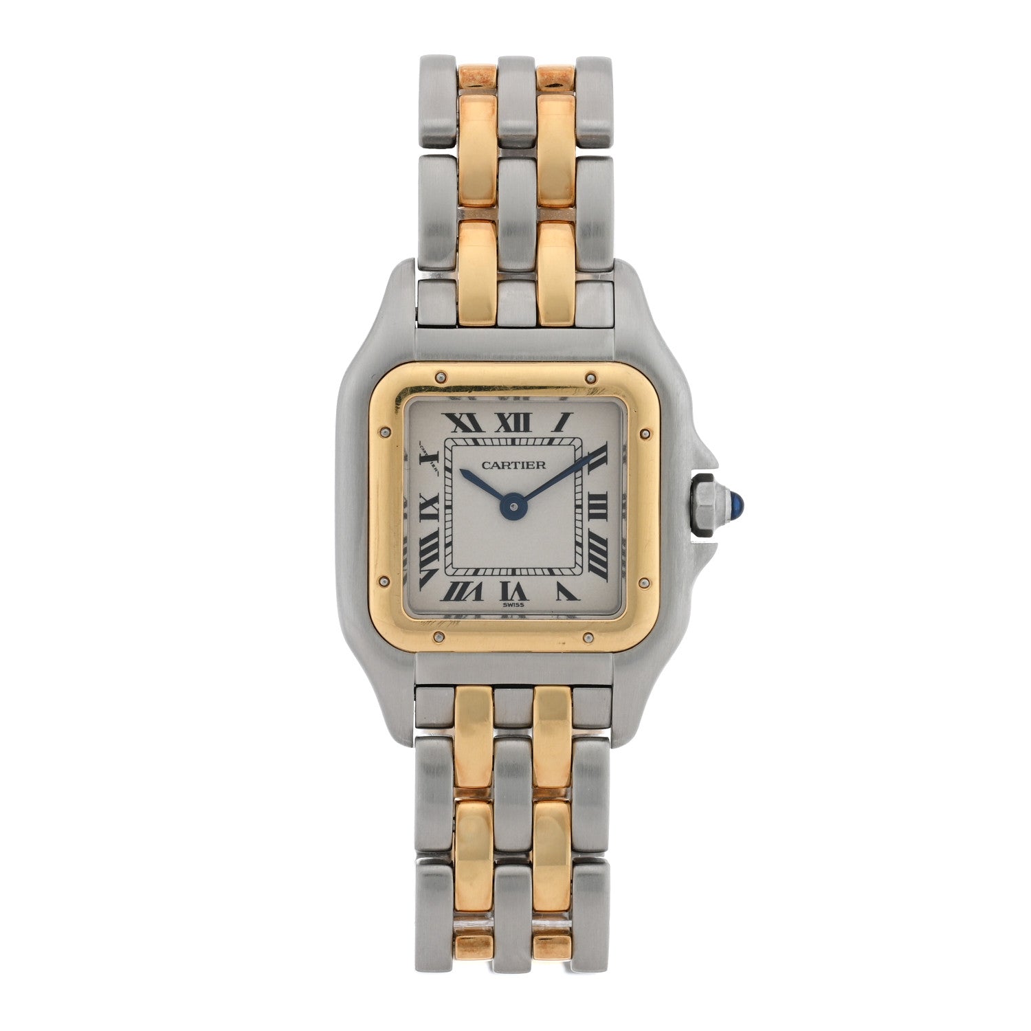 Cartier Stainless Steel 18K Yellow Gold 22mm Panthere Quartz Watch 1 of 4