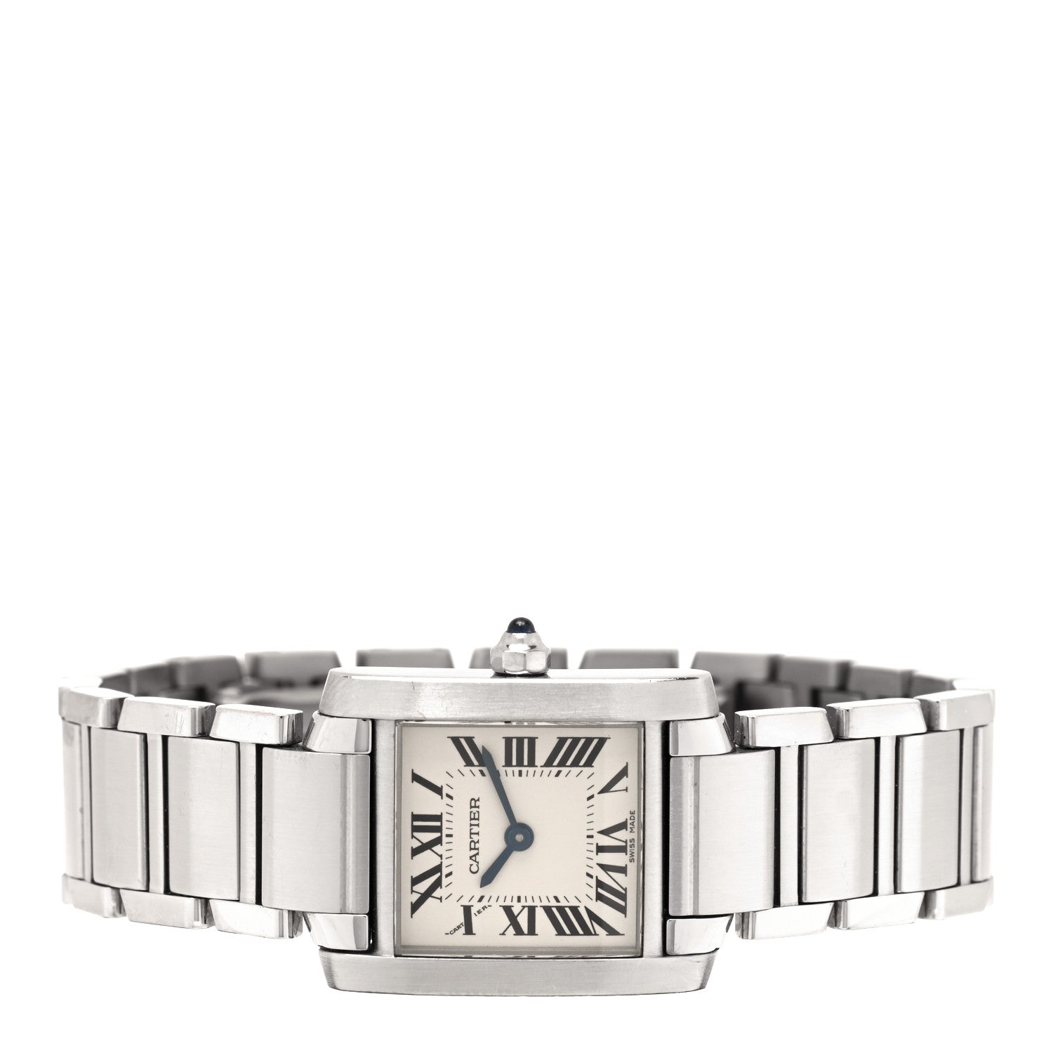 Cartier Stainless Steel 20mm Tank Francaise Quartz Watch 2 of 5