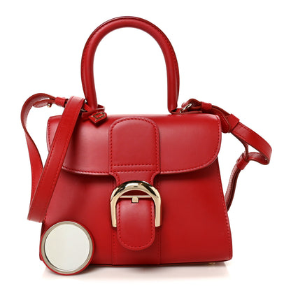 Delvaux Box Calfskin Mini Brillant Satchel Red 2 of 11