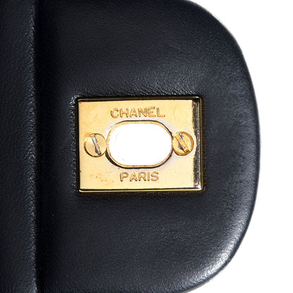 Chanel Lambskin Medium Double Flap Black 8 of 8