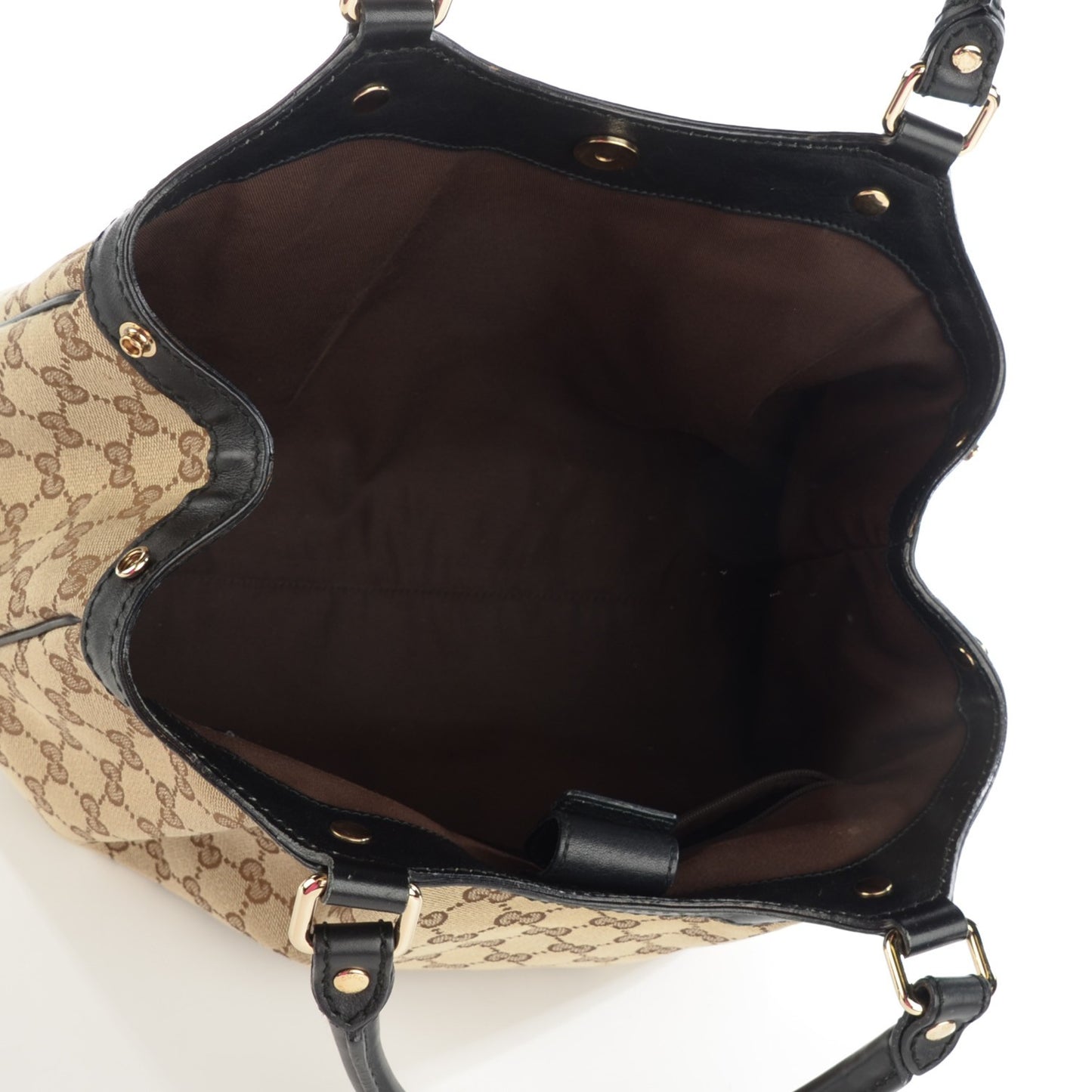 Monogram Medium Sukey Tote Beige Ebony Black