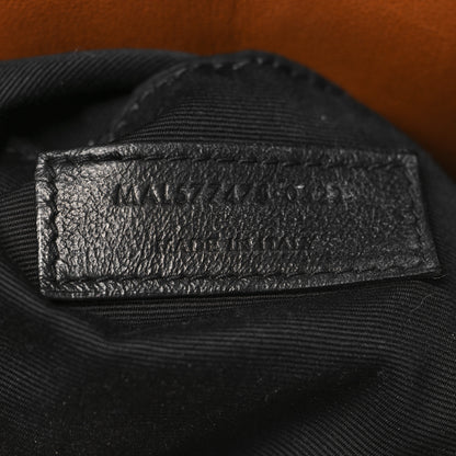 Saint Laurent Lambskin Quilted Medium Loulou Puffer Monogram Chain Satchel Miel Dark 7 of 13