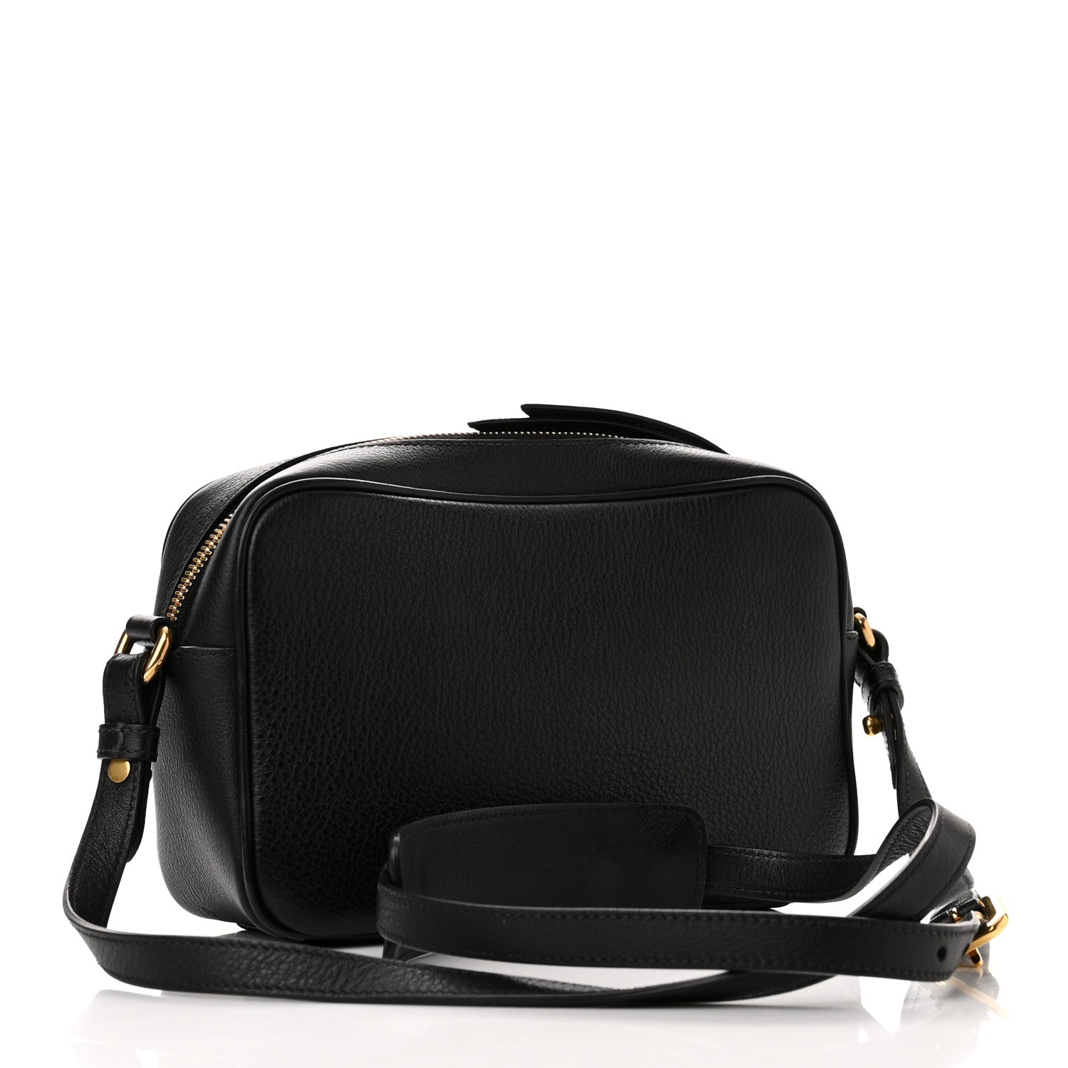 Prada Vitello Phenix Camera Bag Black 2 of 10