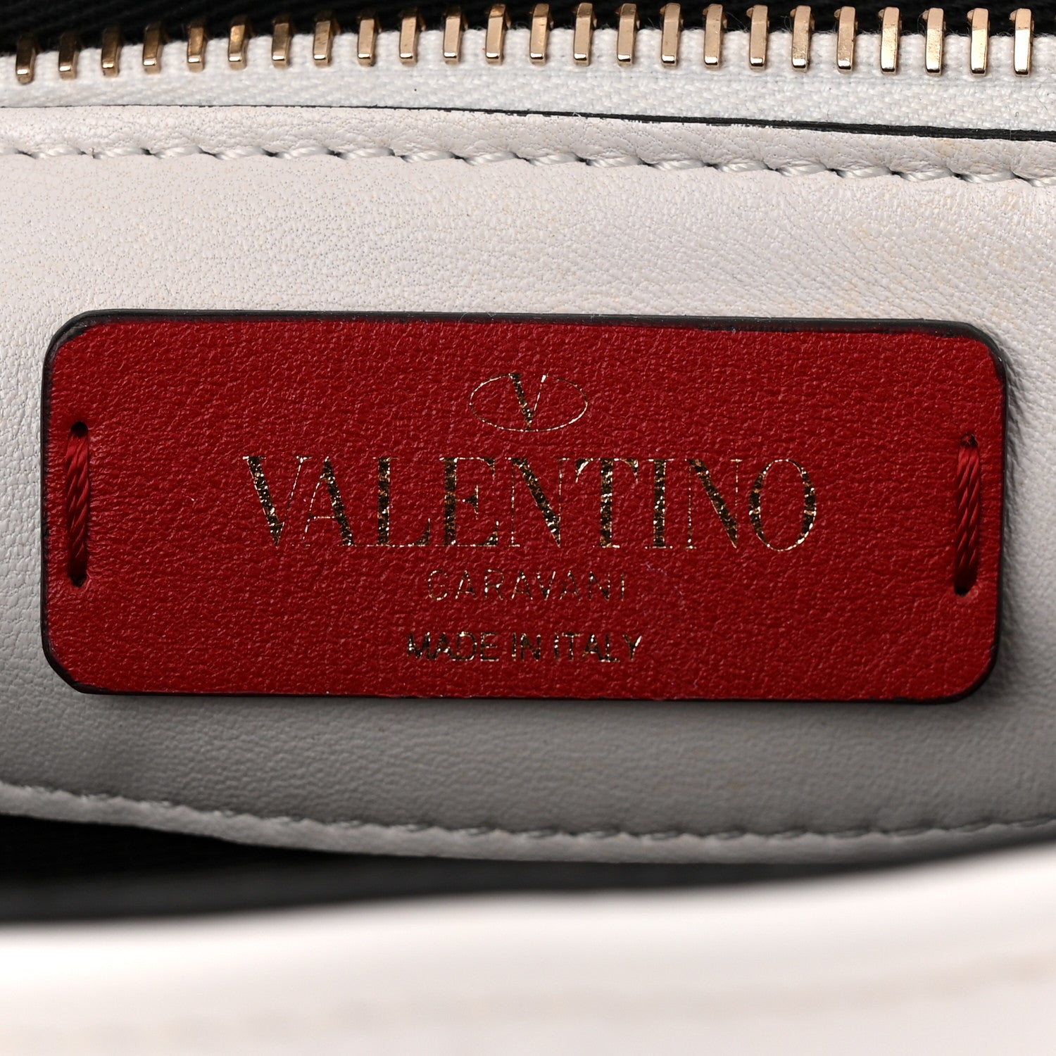 Valentino Garavani Lambskin Be My VLTN Print Candystud Top Handle