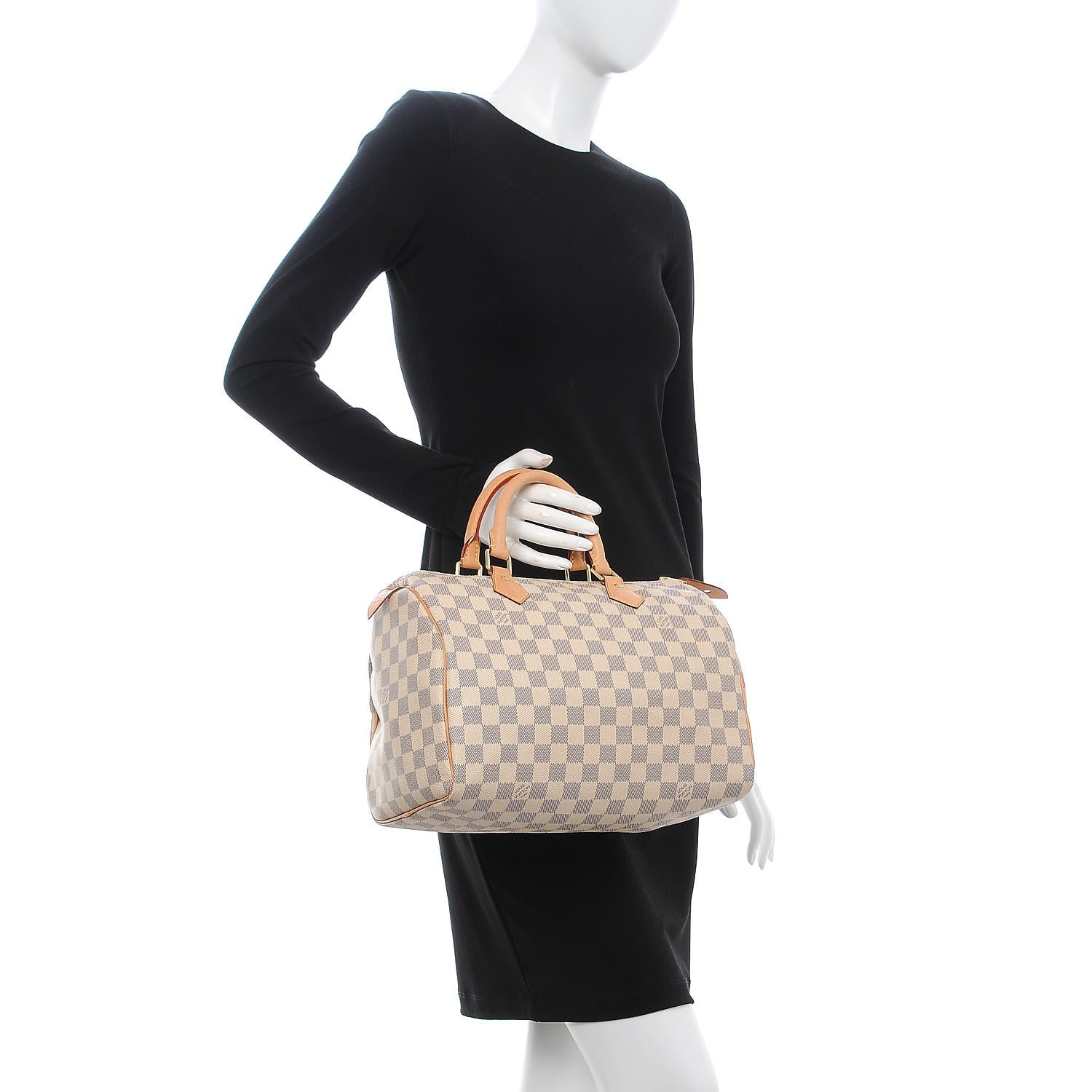 Louis Vuitton Damier Azur Speedy 30 2 of 10