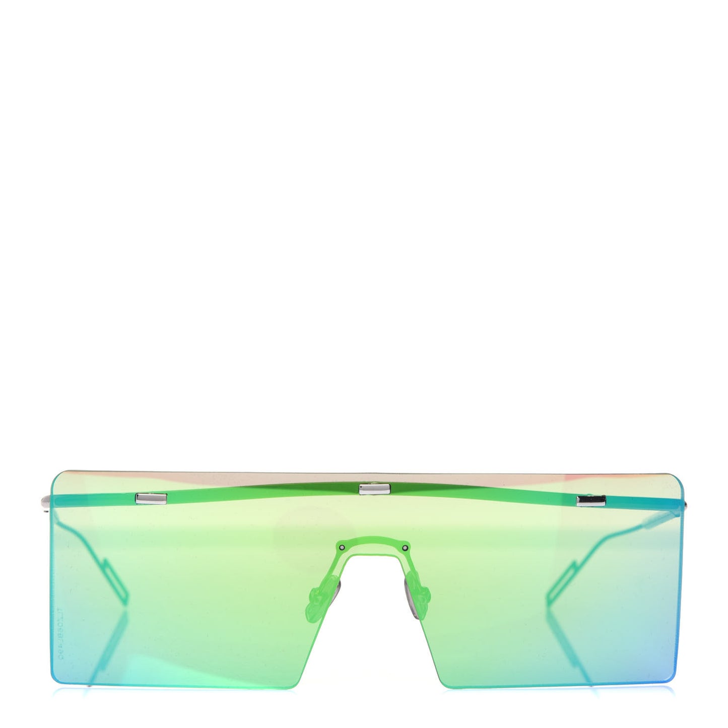 HOMME Mirror Mask HarDior Sunglasses Green Gray