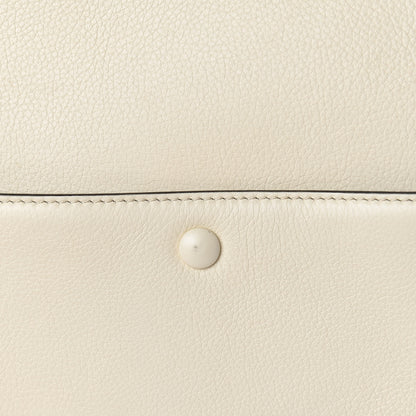 Celine Grained Calfskin Medium Edge Shoulder Bag Cream 18 of 18
