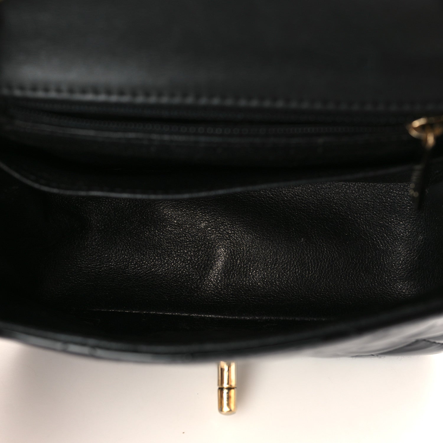 Chanel Patent Calfskin Quilted Mini Square Flap Black 5 of 8