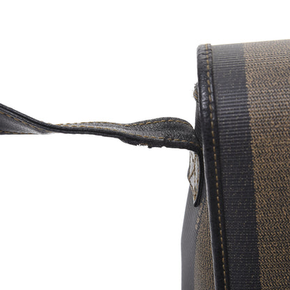 Fendi Calfskin Pequin Spalmati Crossbody Bag Tobacco 11 of 11