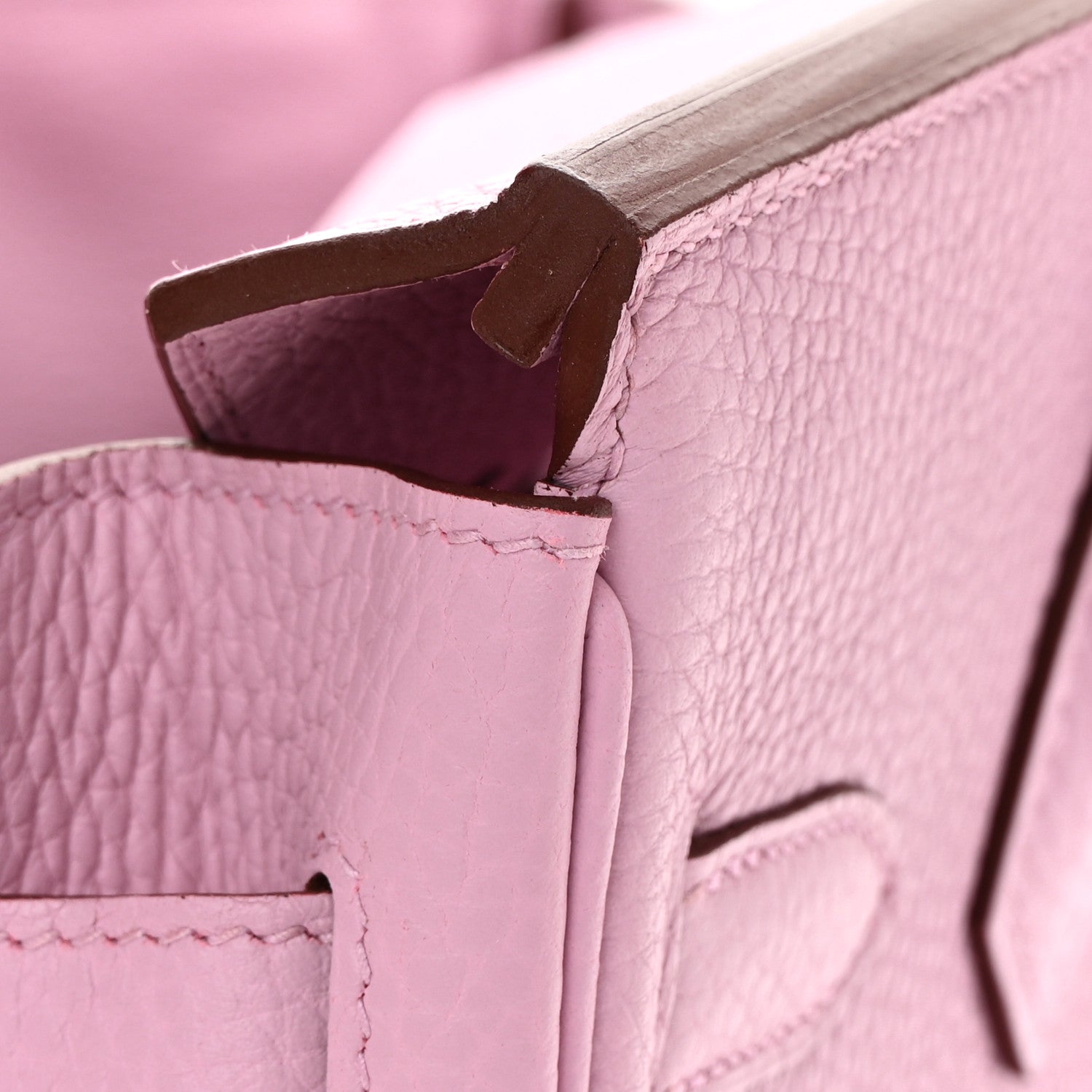 Hermes Taurillon Clemence Birkin 30 Mauve Sylvestre 12 of 14