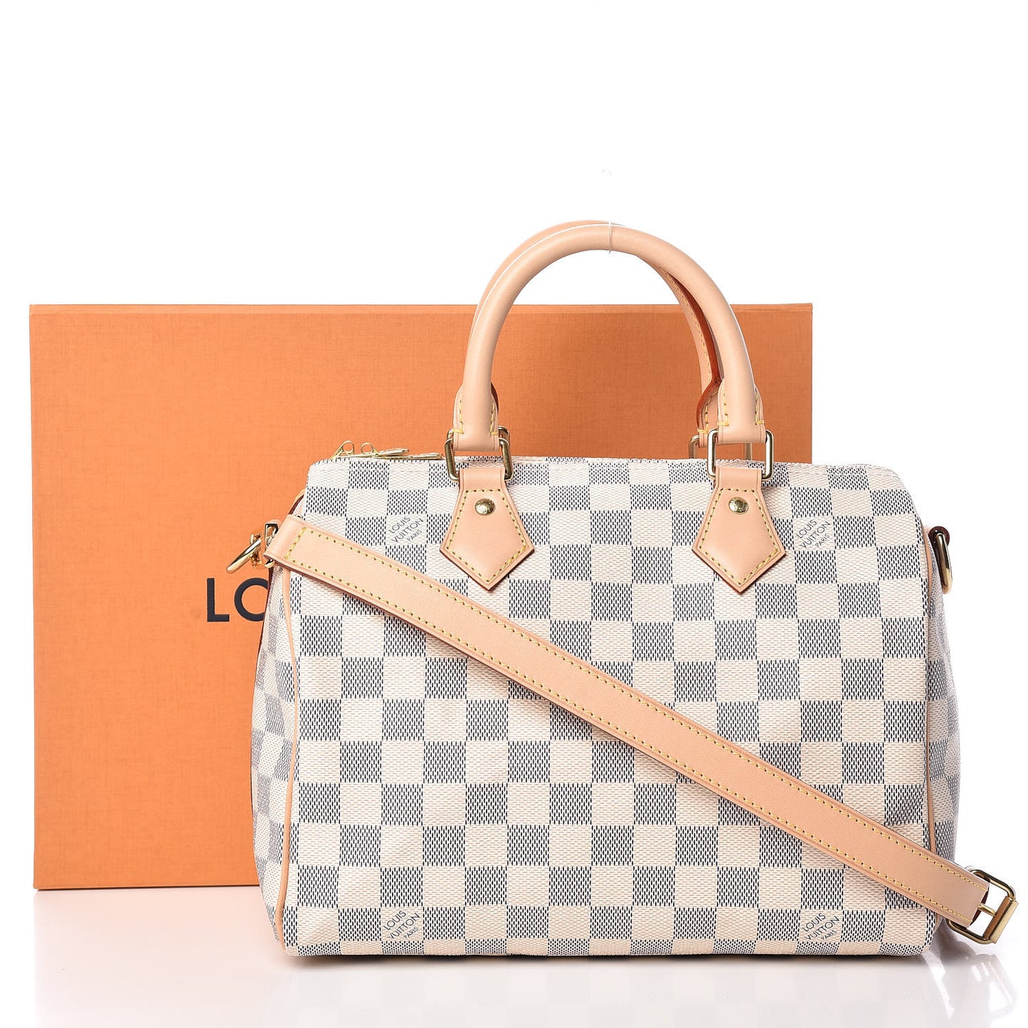 Damier Azur Speedy Bandouliere 25
