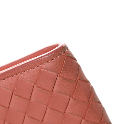 Bottega Veneta Nappa Intrecciato Half Zip Around Wallet Pompei 11 of 12