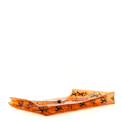 Louis Vuitton PVC Monogram Printed Envelope Pouch Orange 4 of 5