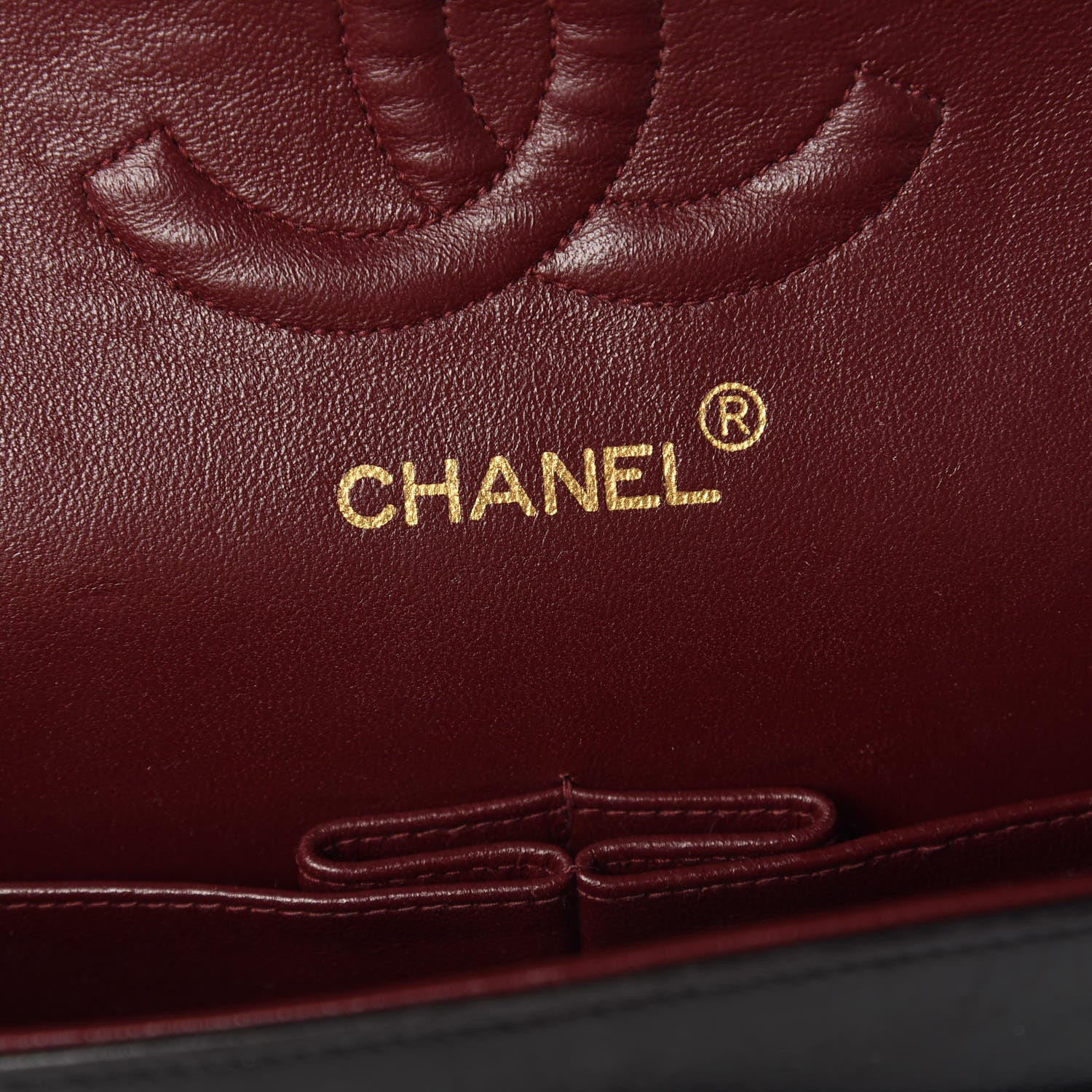 Chanel Lambskin Quilted Medium Double Flap Black 8 of 12
