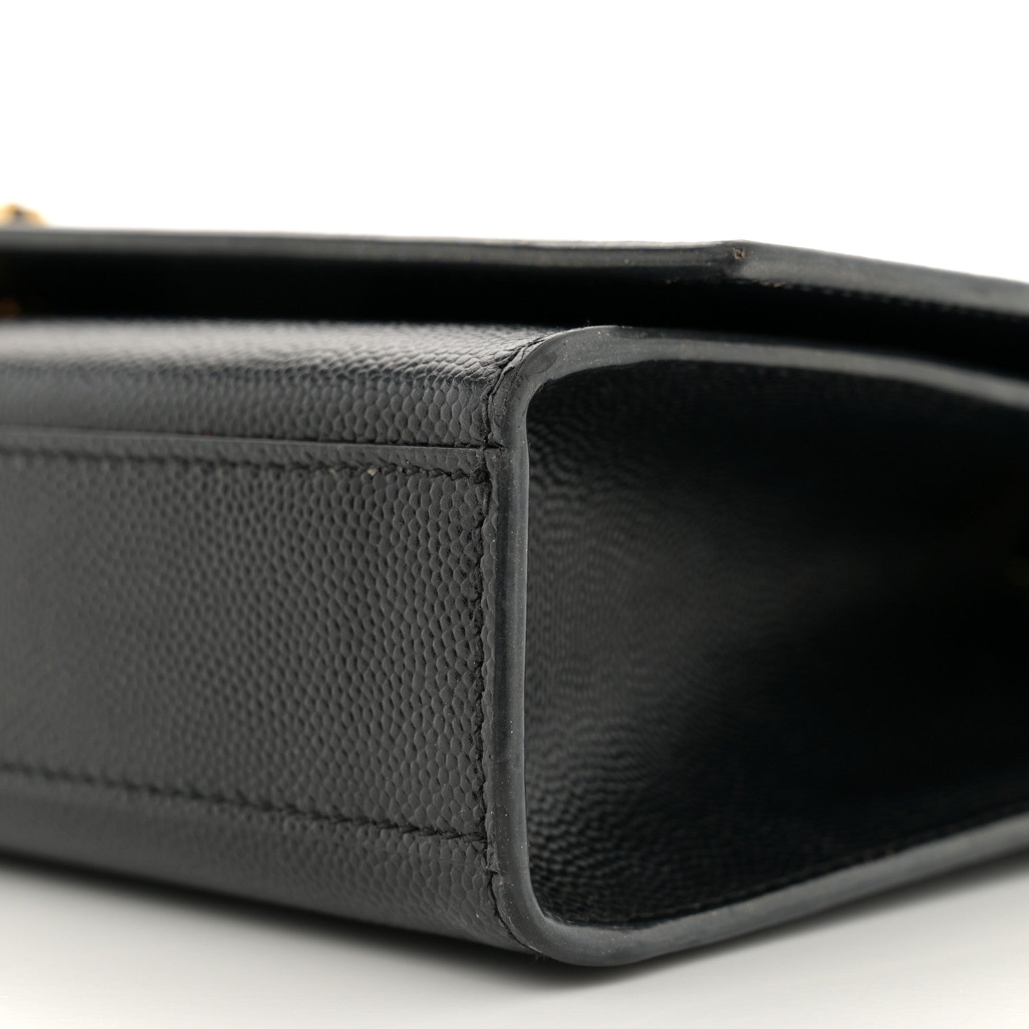 Saint Laurent Grain De Poudre Medium Classic Monogram Kate Satchel Black 10 of 15
