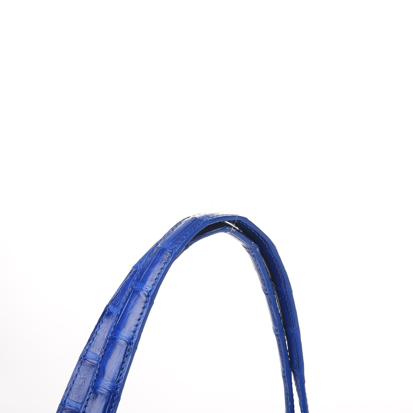 Python Crocodile Small Erica Shopper Tote Cobalt