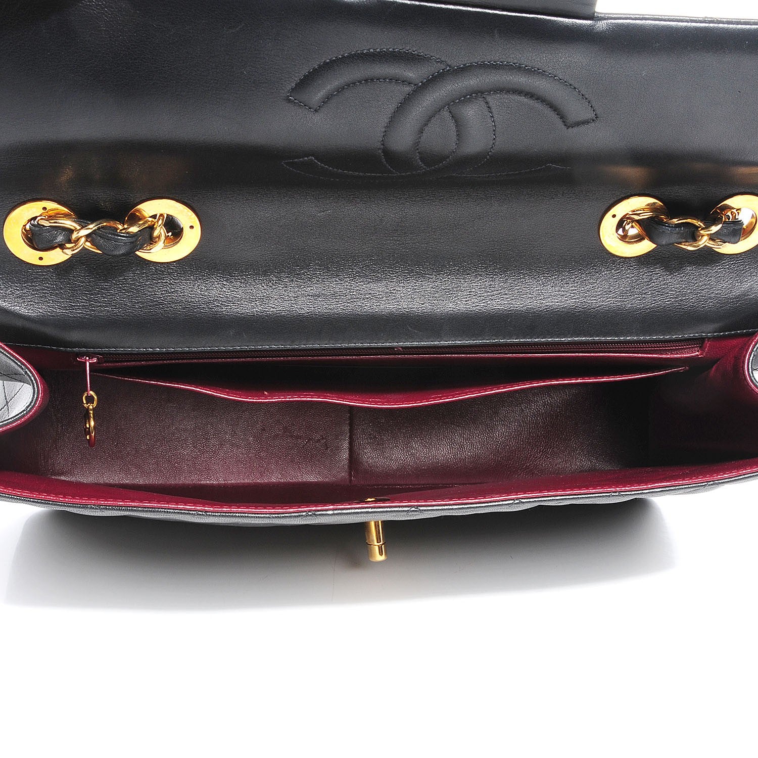 Chanel Lambskin XL Jumbo Flap Black 7 of 7