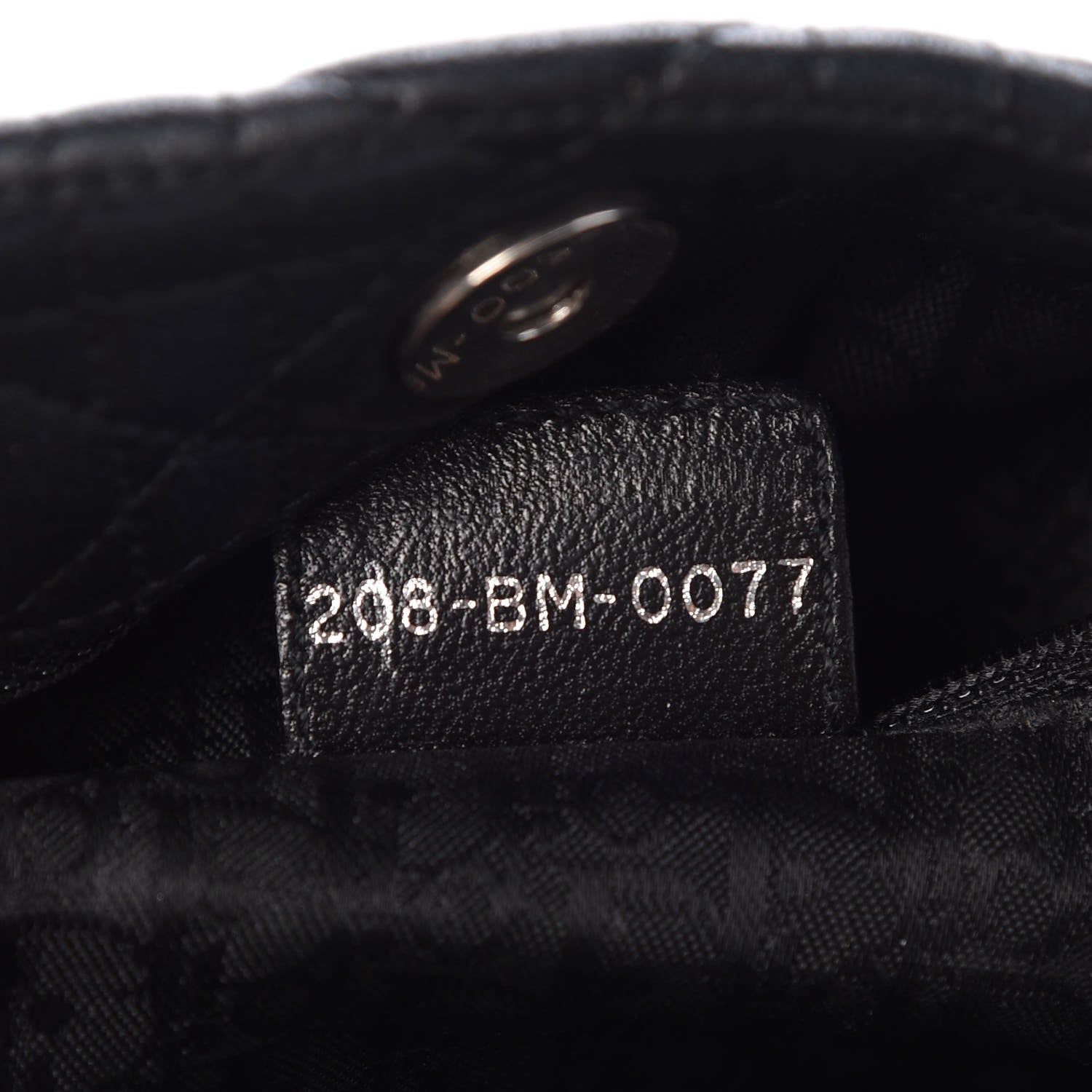 Christian Dior Lambskin Cannage Lady Dior Shoulder Bag Black 7 of 12
