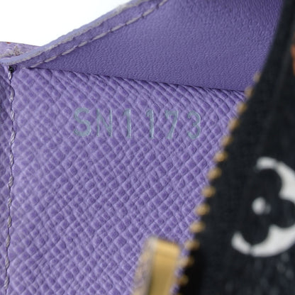 Louis Vuitton Monogram Multicolor Key Pouch Black Violet 8 of 8