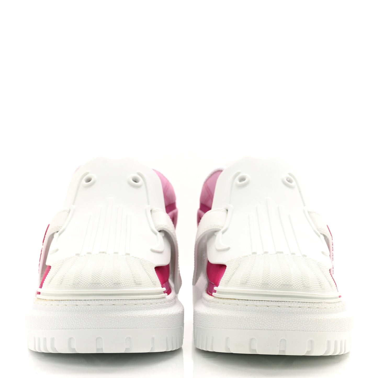 Reflective Fabric Shaded Dior-ID Platform Sneakers 35 Raspberry