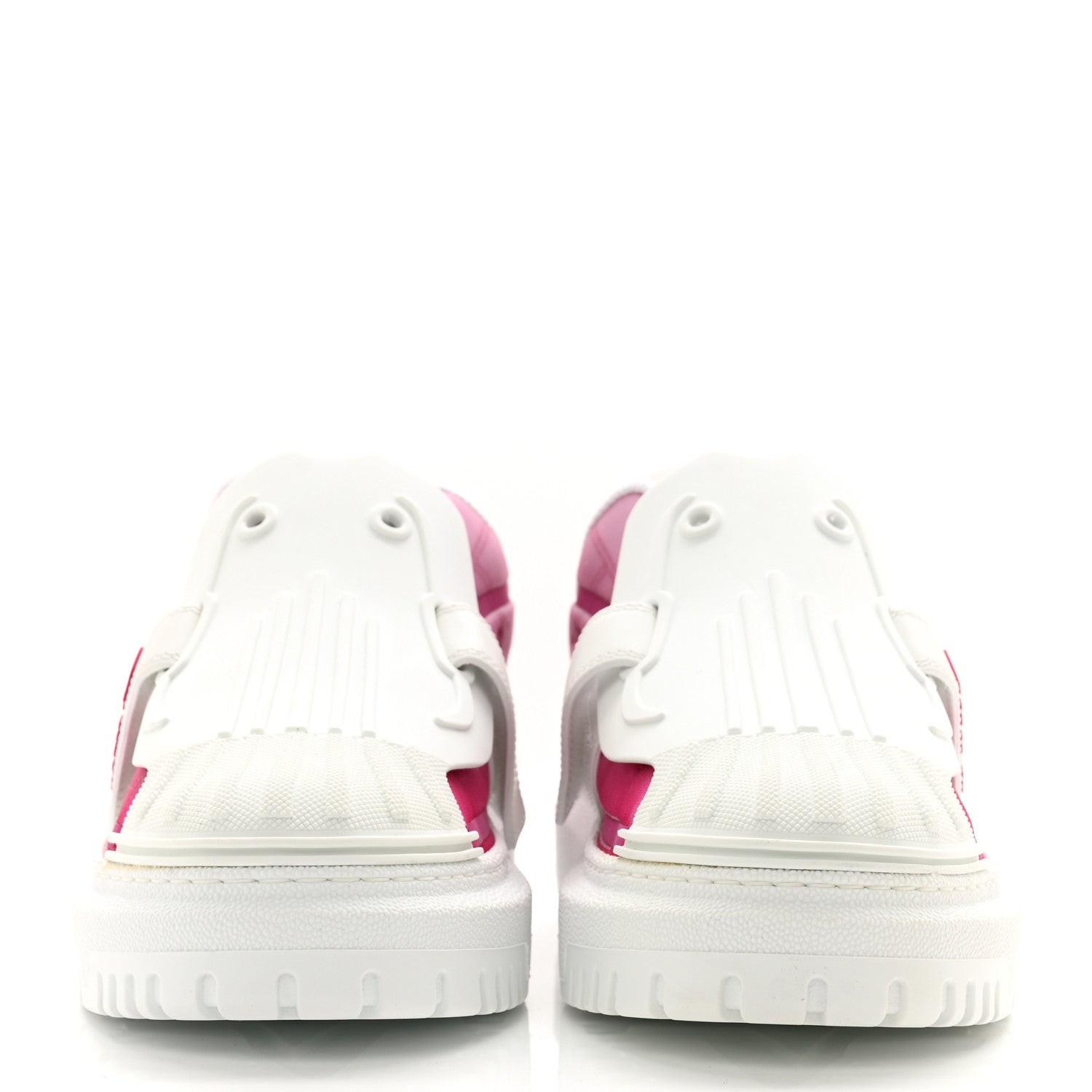 Christian Dior Reflective Fabric Shaded Dior-ID Platform Sneakers 35 Raspberry 2 of 9
