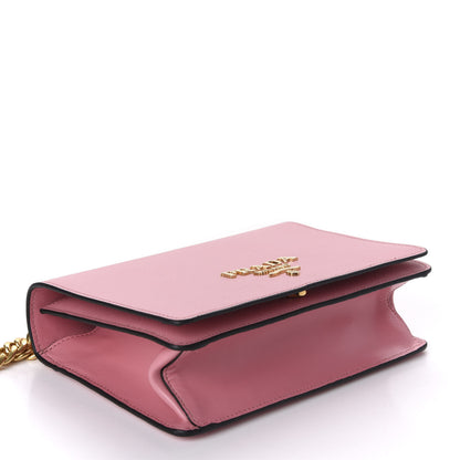 Prada Saffiano Soft Calfskin Chain Crossbody Bag Petalo 4 of 9