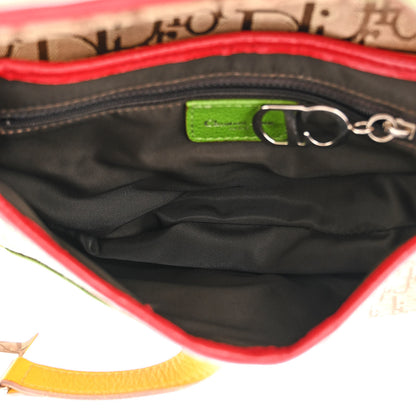 Christian Dior Monogram Rasta Saddle Bag Beige 5 of 10