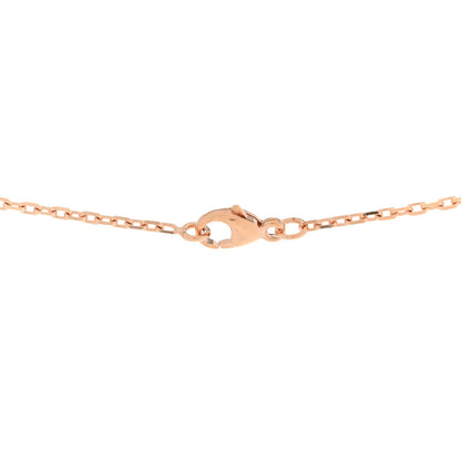 Hermes Lacquered Rose Gold Mini Pop H Pendant Necklace Rose Dragee 5 of 8