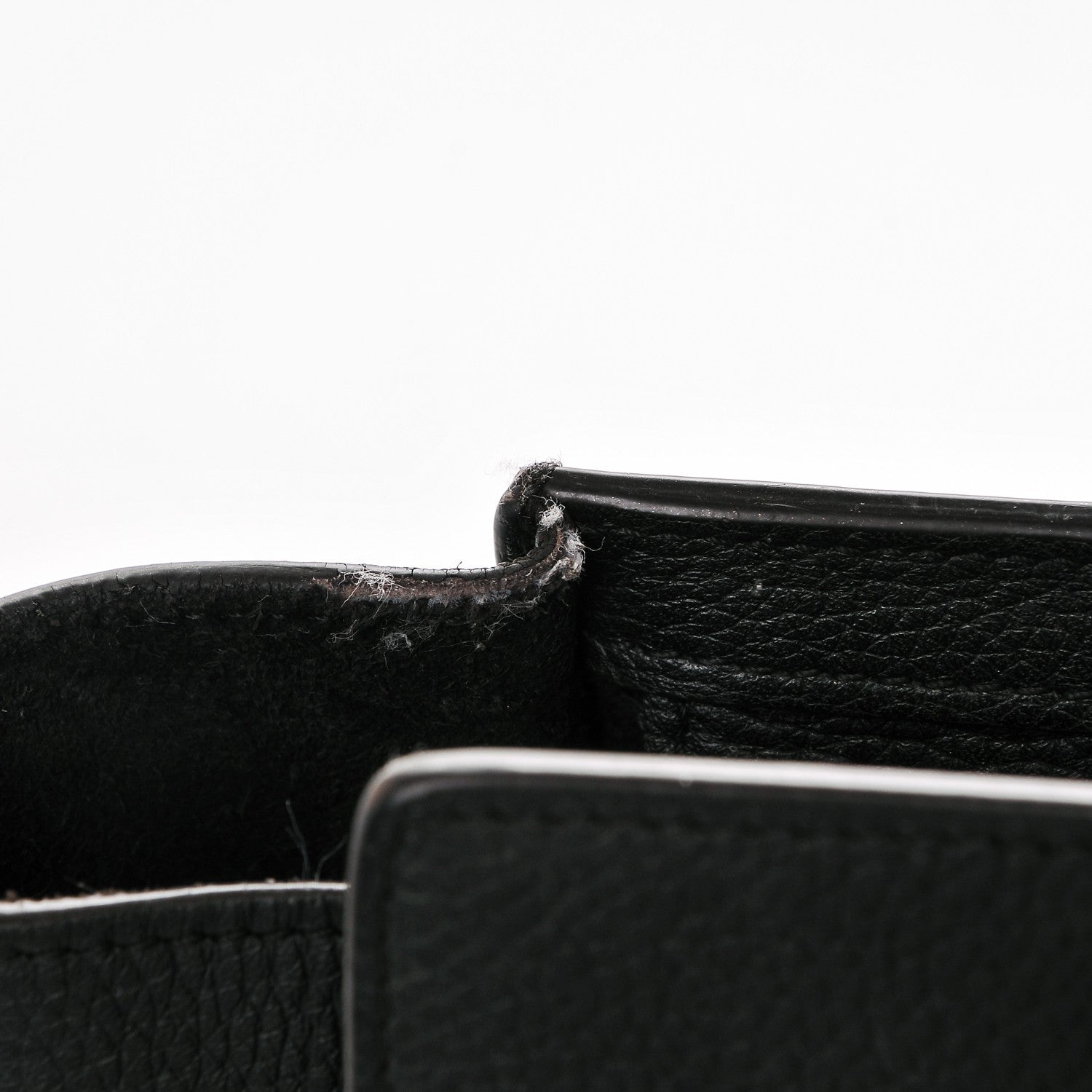 Celine Drummed Calfskin Nano Luggage Black 7 of 8