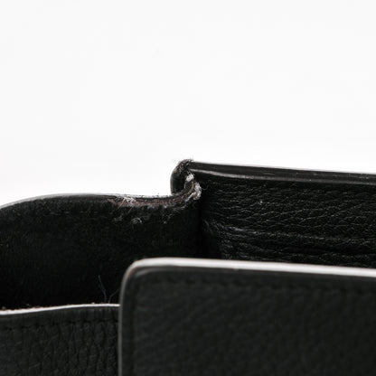 Celine Drummed Calfskin Nano Luggage Black 7 of 8