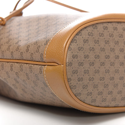 Gucci X DISNEY Mini Vintage GG Supreme Monogram Bucket Bag Beige Vintage Sun Oil 8 of 10