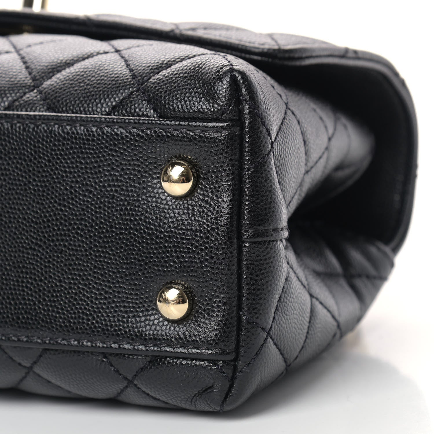 Chanel Caviar Quilted Mini Coco Handle Flap Black 8 of 8