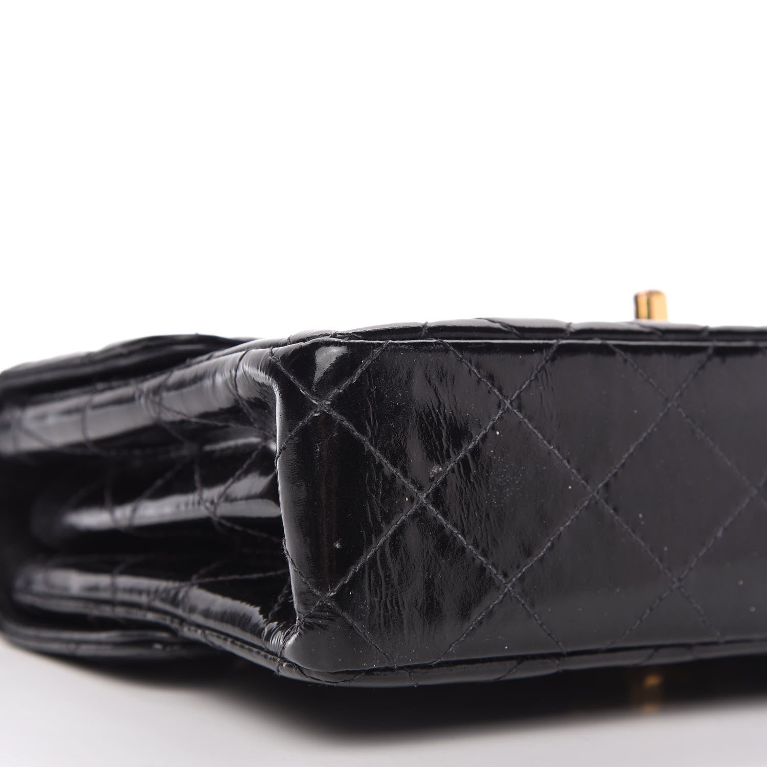 Chanel Patent Quilted Small Double Sided Flap Black 6 of 12