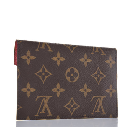 Louis Vuitton Monogram Daily Organizer Envelope Insert Red 3 of 7