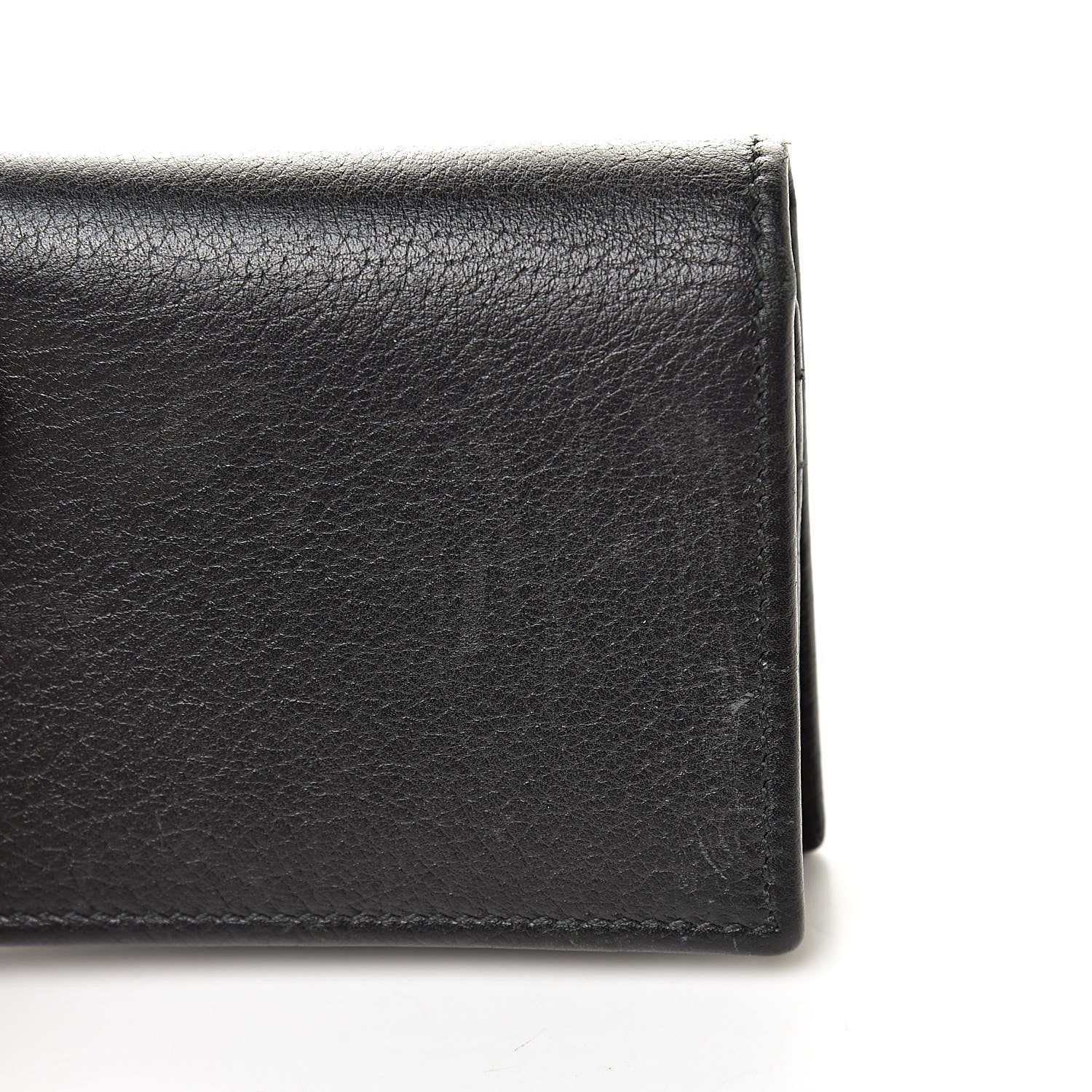 Gucci Calfskin Crystal Double G Card Case Black 9 of 10