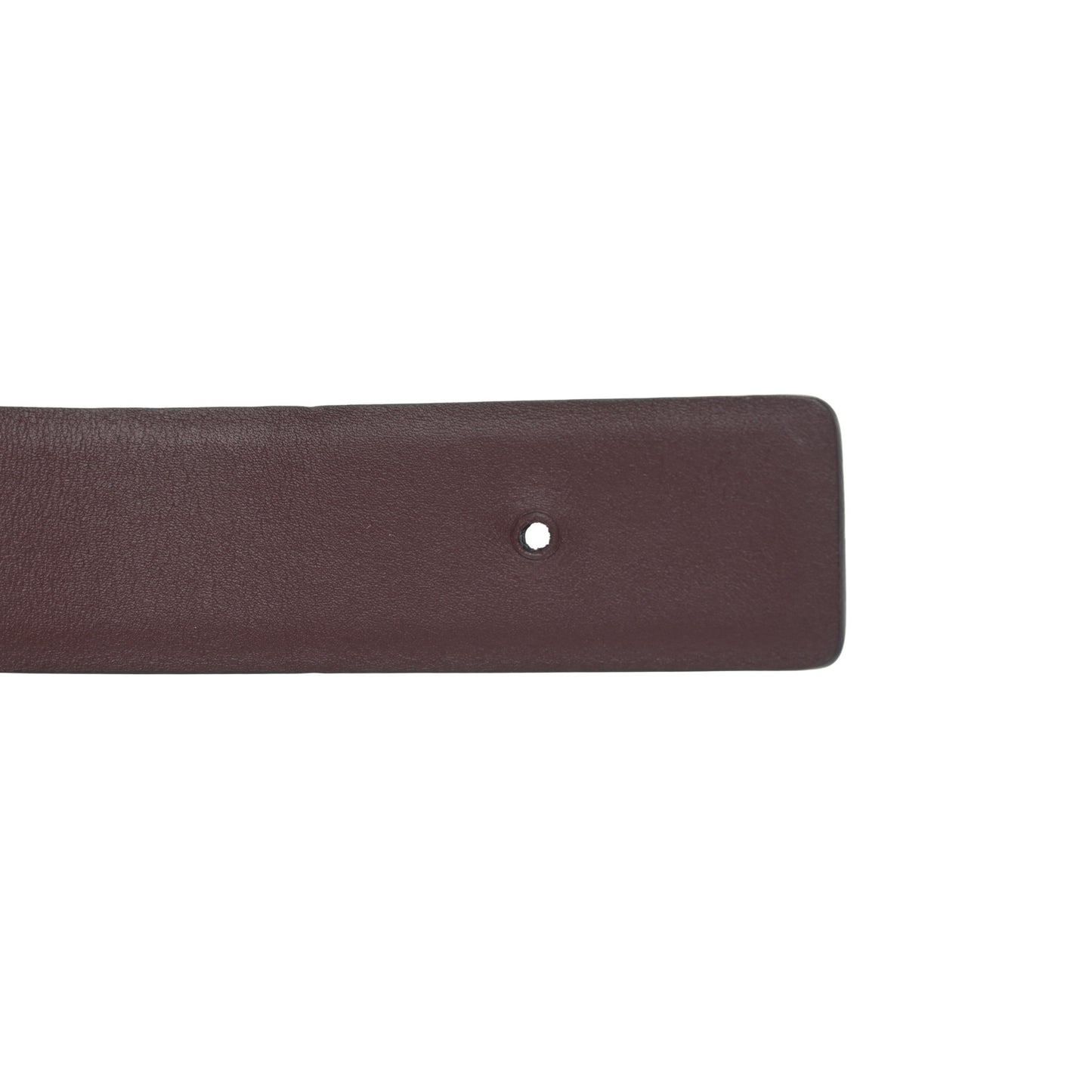 Calfskin CC Reversible Belt 85 Black Burgundy