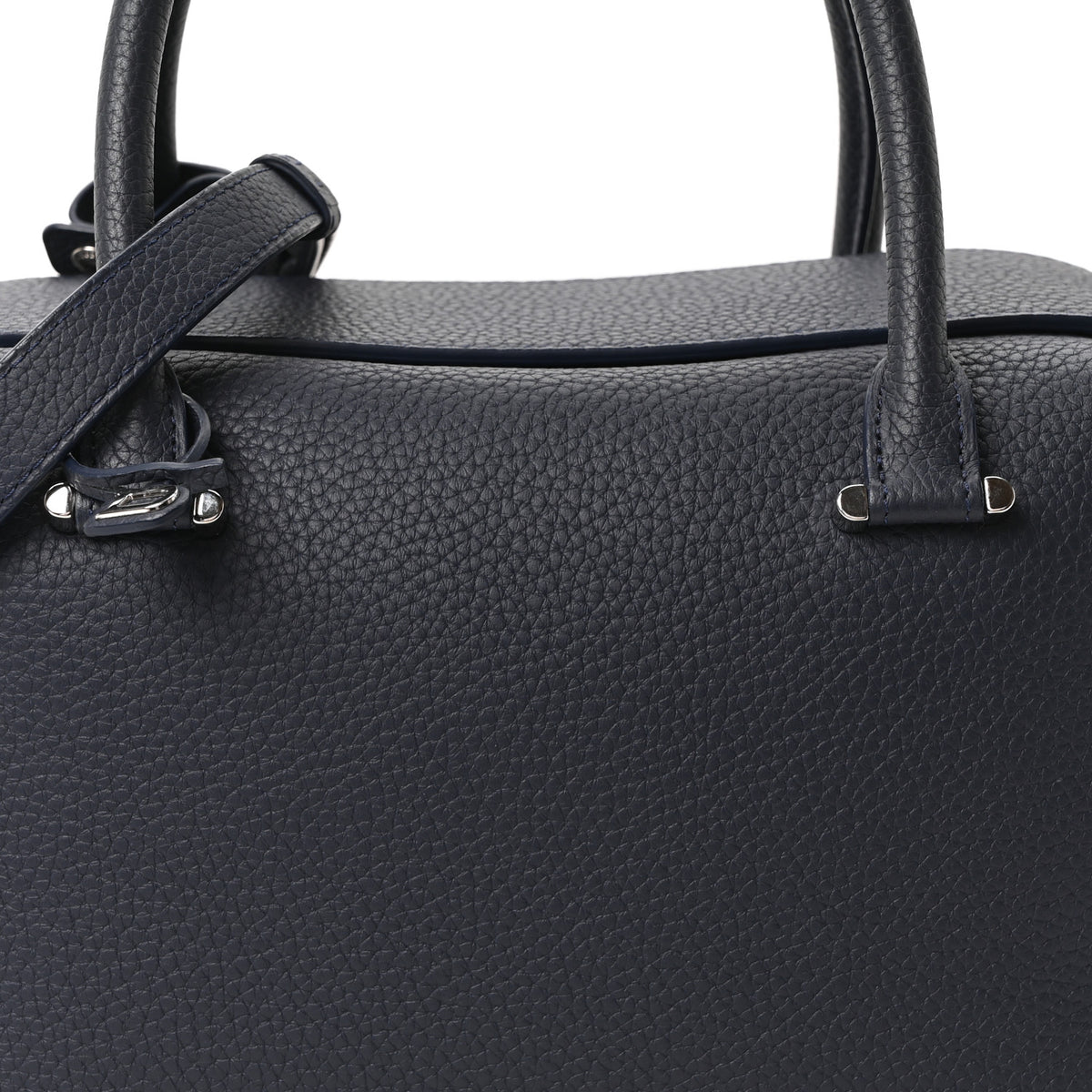 Delvaux Taurillon Soft Cool Box MM Satchel Navy 8 of 10