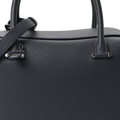 Delvaux Taurillon Soft Cool Box MM Satchel Navy 8 of 10